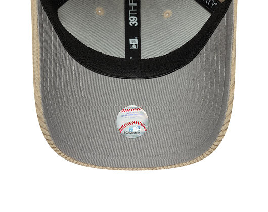 Kšiltovka New Era - MLB Seasonal Cord 39THIRTY - LA Dodgers - Cream