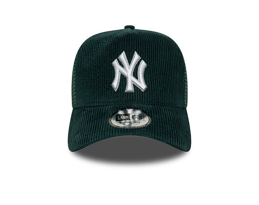 Kšiltovka New Era - MLB Seasonal Cord 9FORTY Trucker - NY Yankees - Dark Green