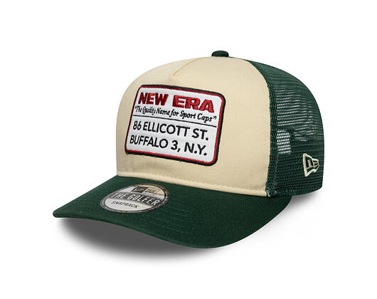 Kšiltovka New Era - Sporty Patch Mesh Golfer 19TWENTY - Cream / Dark Green