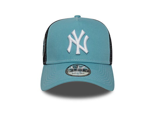 Kšiltovka New Era - MLB Contrast Stitch WS Retro 9FORTY Trucker - NY Yankees - Blue