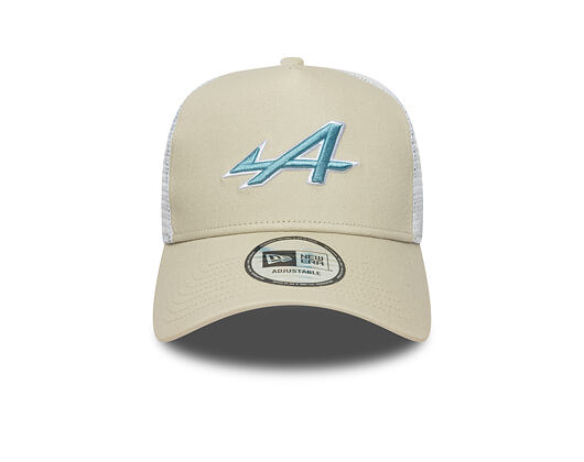 Kšiltovka New Era - F1 Seasonal POP 9FORTY Trucker - Alpine Racing - Stone