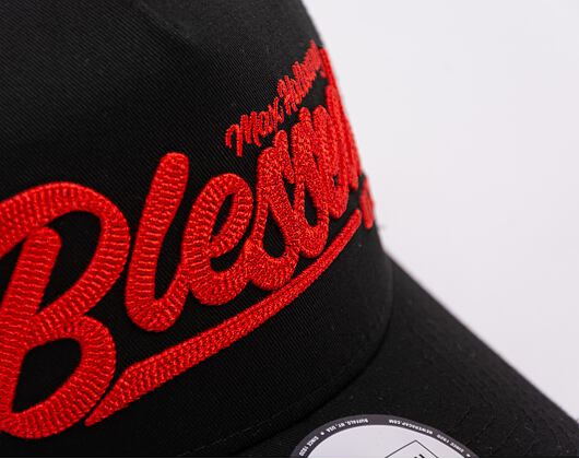 Kšiltovka New Era - UFC MMA Max Holloway - Blessed 9FORTY Trucker - Black / Scarlet
