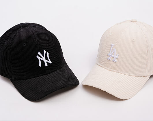 Kšiltovka New Era - MLB Cord 9FORTY M-CROWN - LA Dodgers - Cream
