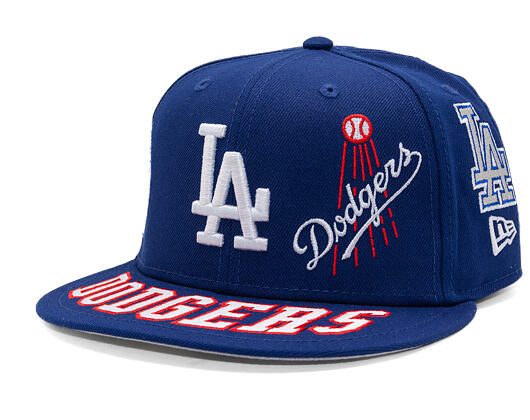 Kšiltovka New Era - MLB "Image Drop" ALL-OVER 59FIFTY - LA Dodgers - Dark Royal
