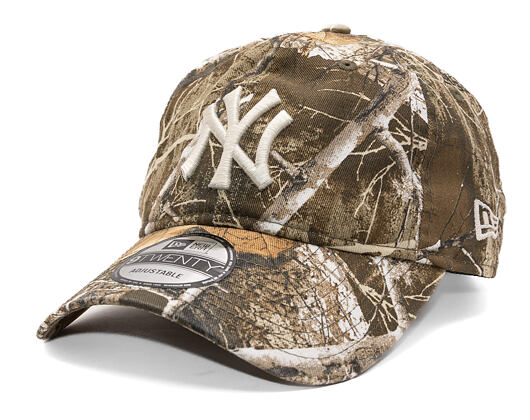 Kšiltovka New Era - MLB Washed Realtree 9TWENTY - NY Yankees - Realtree Edge