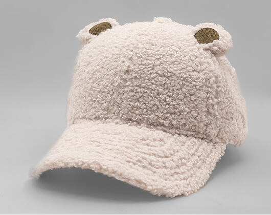 Dětská Kšiltovka New Era - Winter Borg Teddy Fleece Ears 9FORTY - Stone