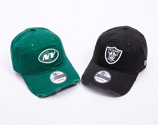 Kšiltovka New Era - NFL Wash & Distressed 9TWENTY - Las Vegas Raiders - Black