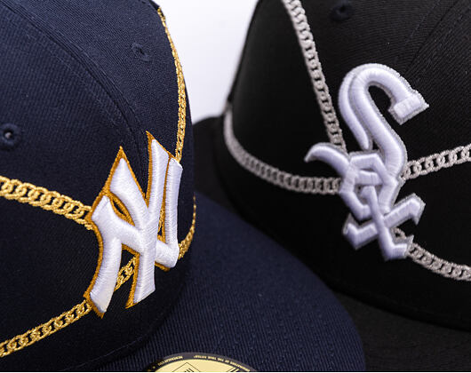 Kšiltovka New Era - MLB Chain Wrap 59FIFTY - NY Yankees - Navy