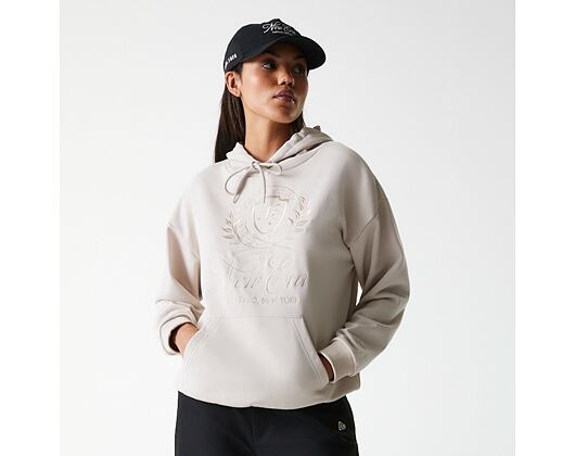 Dámská Mikina New Era - Crest Hoodie - Stone