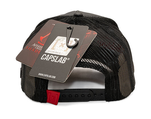 Kšiltovka Capslab - Assassin's Creed - Yasuke - Black / Red