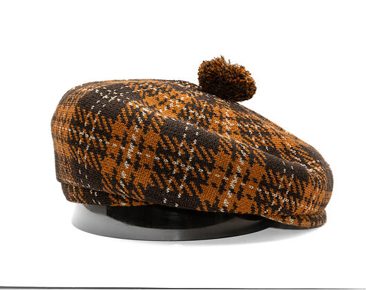 Baret Kangol - New Heritage Flat Cap - Espresso Check