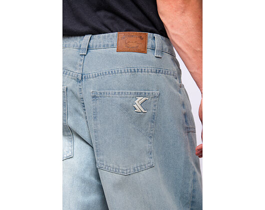 Džíny Karl Kani - Og K Washed Western Relaxed Baggy Jeans - Blue