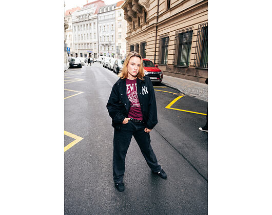 Dámské Triko New Era - Crest Tee Regular - Burgundy