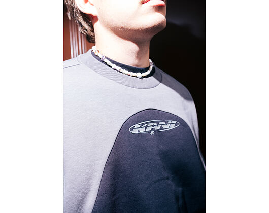 Mikina Karl Kani - Kani Elipse Os Crew Black