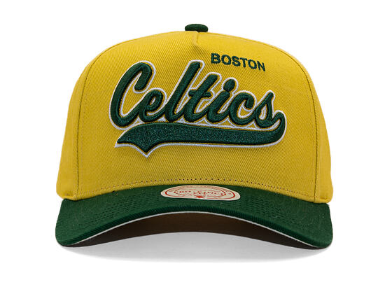 Kšiltovka Mitchell & Ness - Harvest Gold Pro Crown - Boston Celtics - Gold/Green