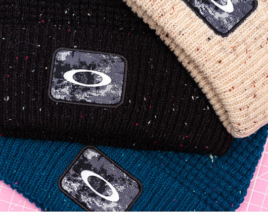 Kulich Oakley - Ellipse Patch Waffle Beanie - Mist