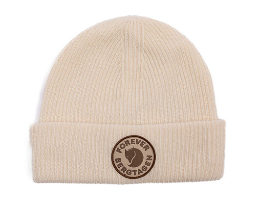Kulich Fjällräven - Bergtagen Forever Wool Beanie - Chalk White