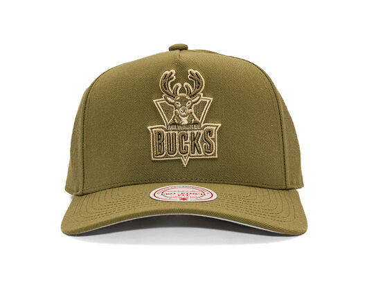 Kšiltovka Mitchell & Ness - NBA Fashion Basic Pro HWC - Milwaukee Bucks - Olive