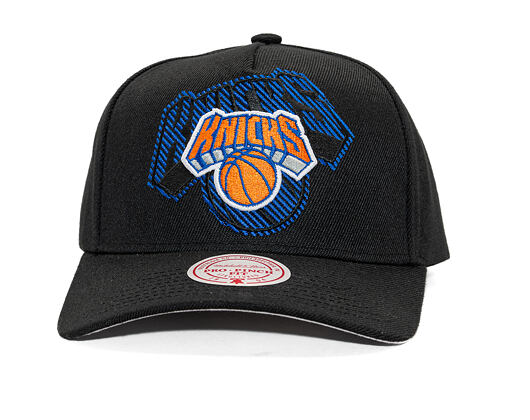 Kšiltovka Mitchell & Ness - NBA Tilted Pro Snapback - New York Knicks - Black