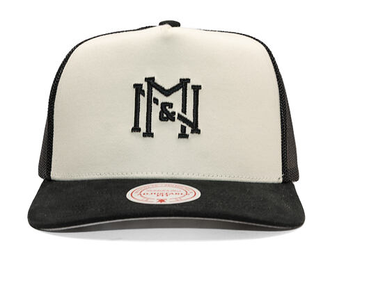 Kšiltovka Mitchell & Ness - Branded Icon Trucker - Off White-Black