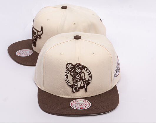 Kšiltovka Mitchell & Ness - NBA Fashion Basic 2T Snapback - Boston Celtics - Cream