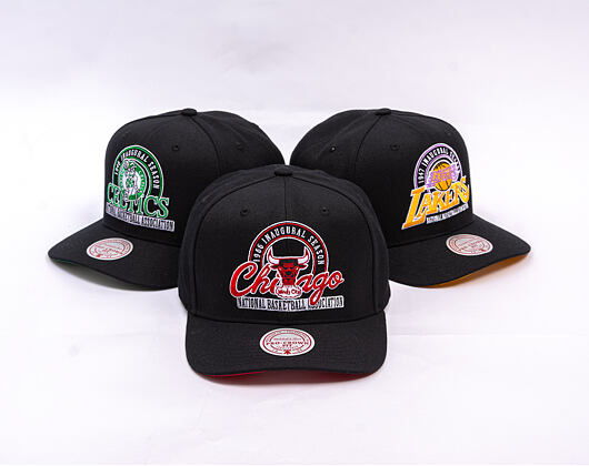 Kšiltovka Mitchell & Ness - NBA Inaugural Team Pro Crown - Chicago Bulls - Black