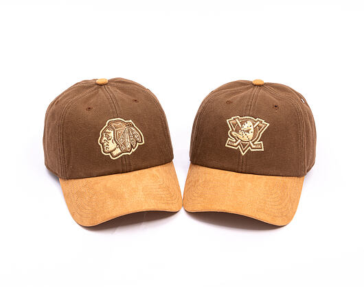 Kšiltovka Mitchell & Ness - NHL Lux Chain Vntg - Chicago Blackhawks - Brown
