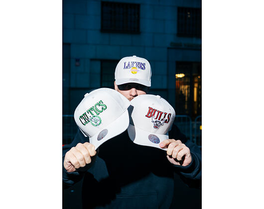 Kšiltovka Mitchell & Ness - NBA Team Name Pro Crown - Los Angeles Lakers - Bone