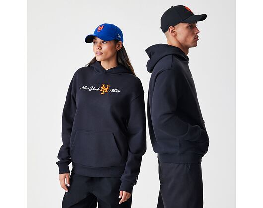 Mikina New Era - MLB Graphic Oversized Hoody - NY Mets - Black