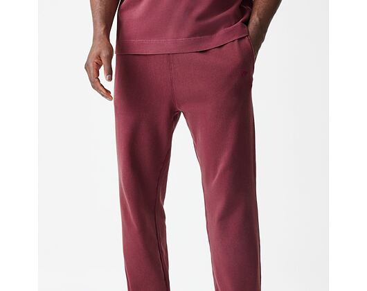 Kalhoty New Era - Branded Washed Straight Sweatpants - Burgundy