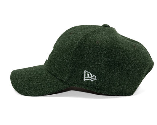 Kšiltovka New Era - MLB Melton Wool 9FORTY - LA Dodgers - Dark Green / White
