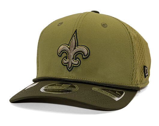Kšiltovka New Era - NFL25 "Salute to Service" - 9SEVENTY Stretch-Snap - New Orleans Saints