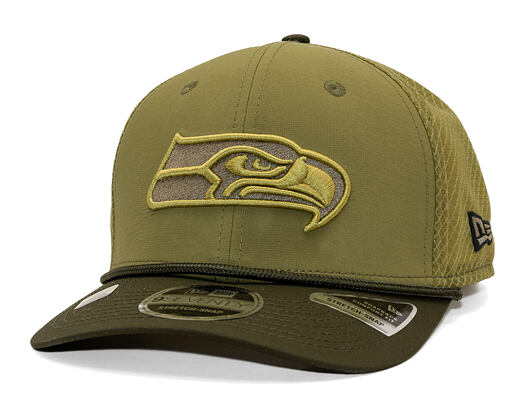 Kšiltovka New Era - NFL25 "Salute to Service" - 9SEVENTY Stretch-Snap - Seattle Seahawks