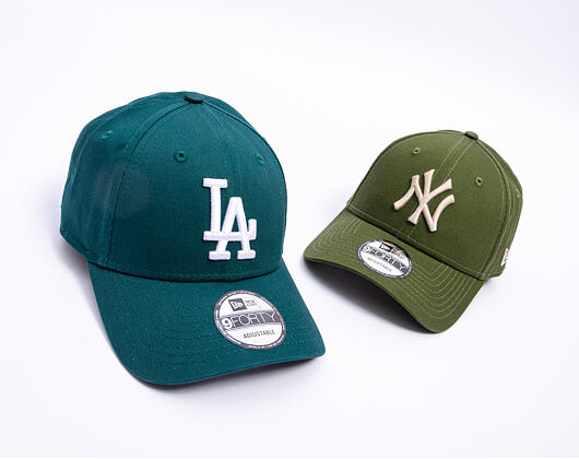 Kšiltovka New Era - MLB Essential 9FORTY - LA Dodgers - Turquoise / White