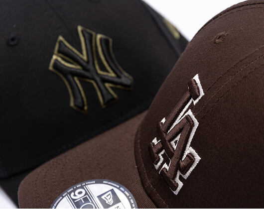 Kšiltovka New Era - MLB Team Outline 9FORTY - LA Dodgers - Brown / Stone