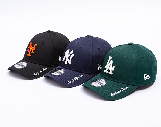 Kšiltovka New Era - MLB Visor Script 9FORTY - NY Yankees - Navy