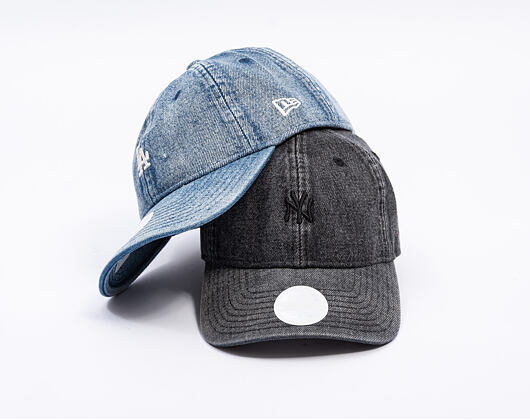 Dámská Kšiltovka New Era - MLB Washed Denim 9TWENTY - NY Yankees - Black