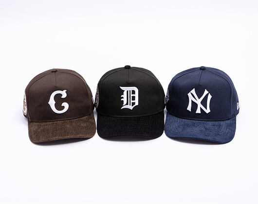 Kšiltovka New Era - MLB Cooperstown Cord 19TWENTY - Detroit Tigers - Black