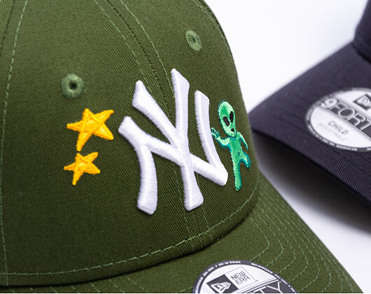 Dětská Kšiltovka New Era - MLB Kids Space Icon 9FORTY - NY Yankees - Rifle Green