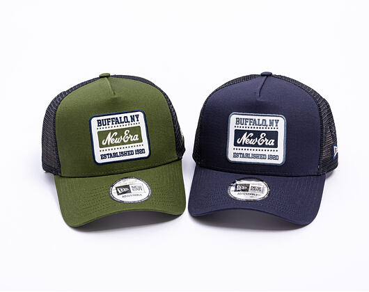 Kšiltovka New Era - Branded Patch Trucker 9FORTY Trucker - Navy