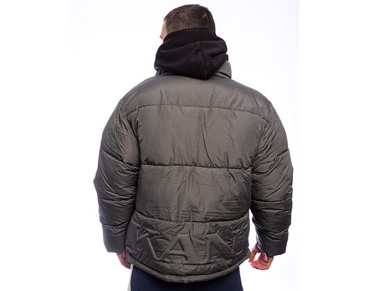 Péřová bunda Karl Kani - Small Signature Embossed Logo Puffer Jacket - Grey