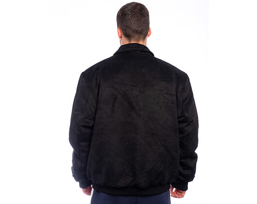 Bunda Karl Kani - Legacy Faux Suede Bowling Jacket - Black