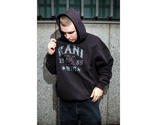 Mikina Karl Kani - Kani Western Os Hoodie - Black