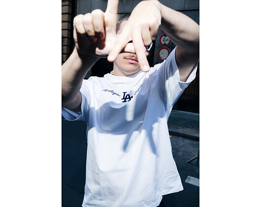 Triko New Era - MLB Graphic Oversized Tee - LA Dodgers - White