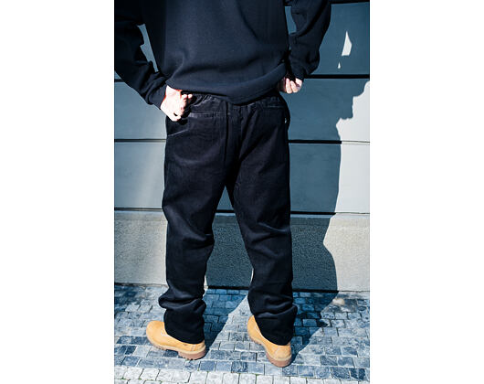 Kalhoty New Era - Branded Cord Chino Pants - Black