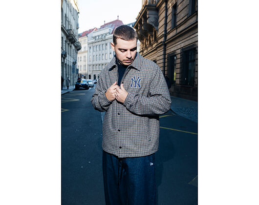 Bunda New Era - MLB Check Coach Jacket - NY Yankees - Auburn