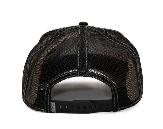 Kšiltovka Stetson - Trucker Cap Ape by FWS - Black/White