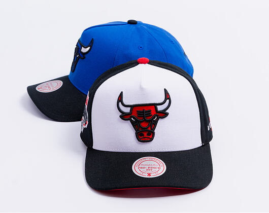 Kšiltovka Mitchell & Ness - Core I Pro Snapback - NBA - Chicago Bulls - White-Red