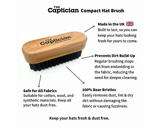 Čistící set na kšiltovky - The Captician Hat Cleaning Kit