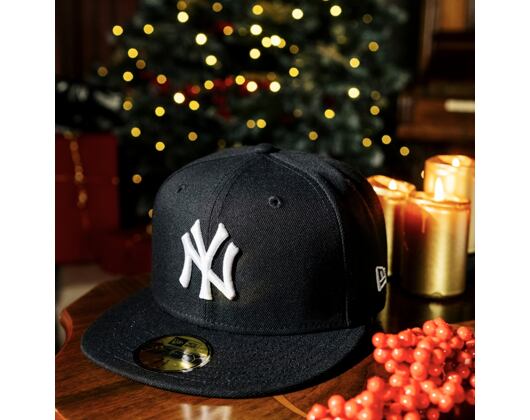 Kšiltovka New Era - MLB Basic 59FIFTY - NY Yankees - Black / White